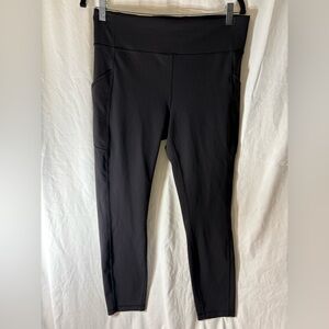 Lululemon Black High-Waisted Leggings, Sz large